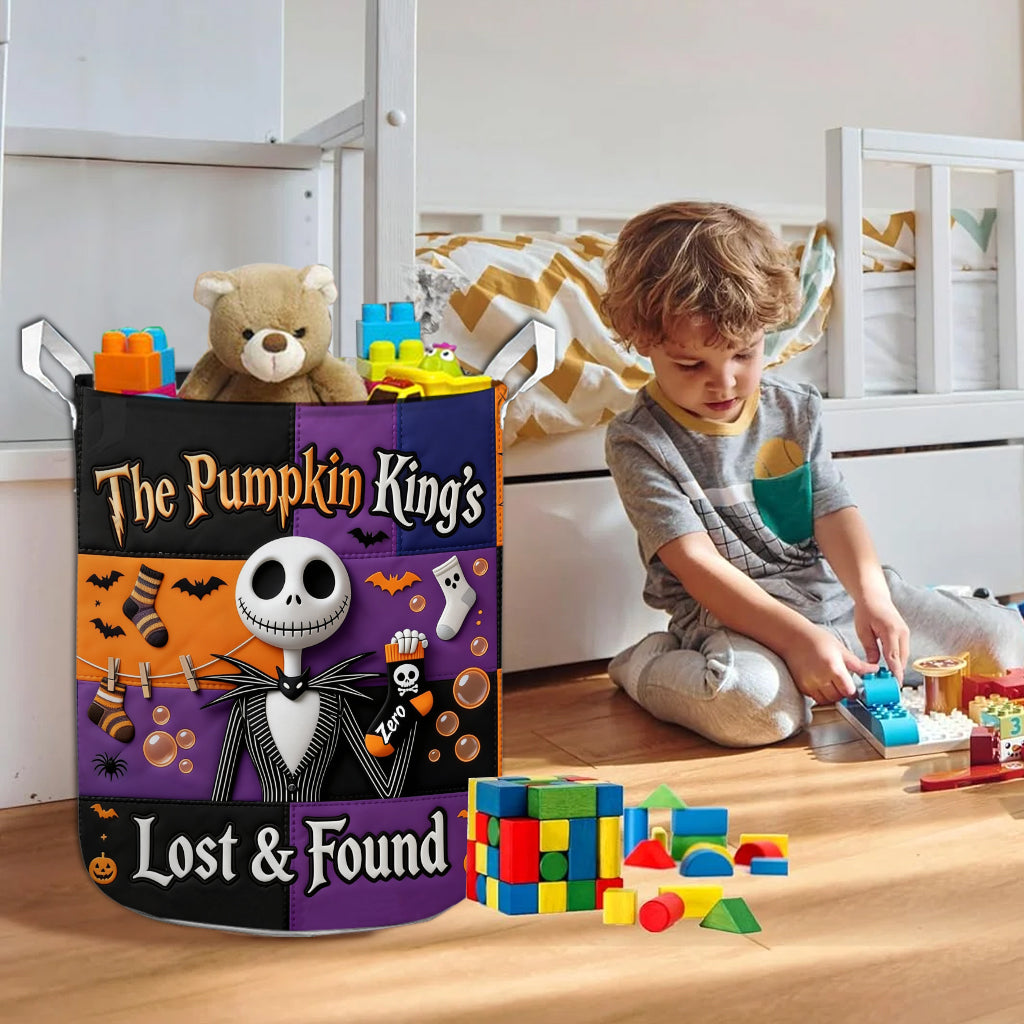 Personalized Halloween Storage Basket Custom Design for Kids Laundry Basket GradoCreations