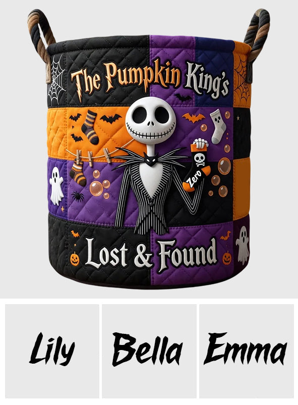 Personalized Halloween Storage Basket Custom Design for Kids Laundry Basket GradoCreations