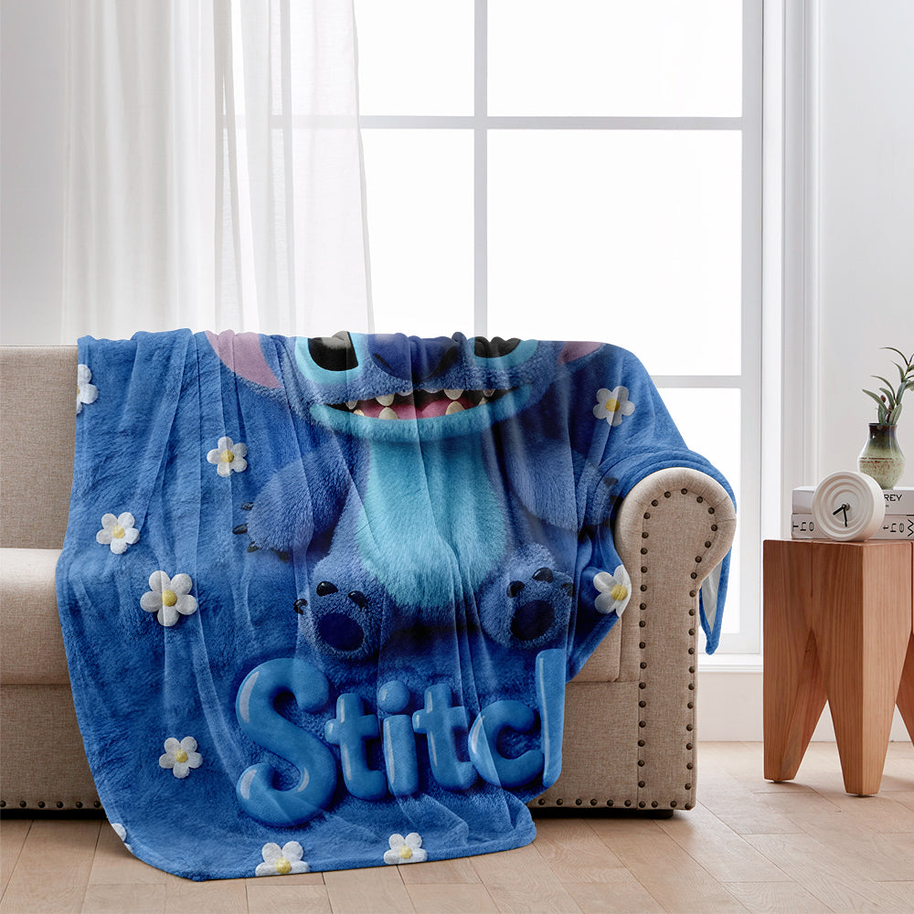 Personalized Fluffy Monster Blanket for Kids - Ohana Gift Blanket GradoCreations