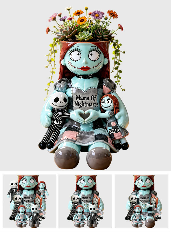 Personalized Mama Of Nightmares Acrylic Pot Custom Name Gift Acrylic Pot GradoCreations
