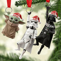 Personalized Star Wars Force Ornament Custom Names for Christmas Gift Ornament GradoCreations