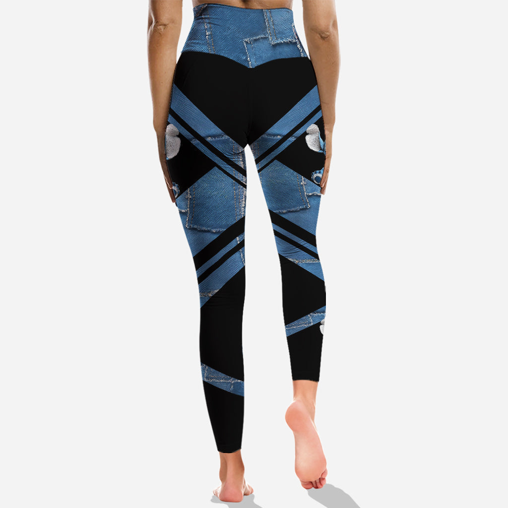 Personalized Ohana Hoodie and Leggings Set for Family Gift Hoodie & Leggings GradoCreations