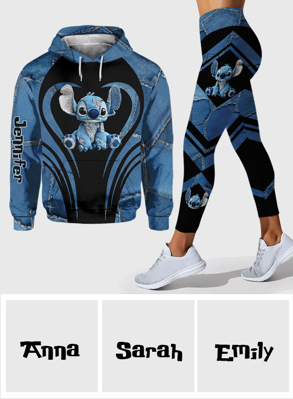 Personalized Ohana Hoodie and Leggings Set for Family Gift Hoodie & Leggings GradoCreations