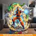 Personalized Dragon Ball Z Acrylic Plaque with Custom Character Gift