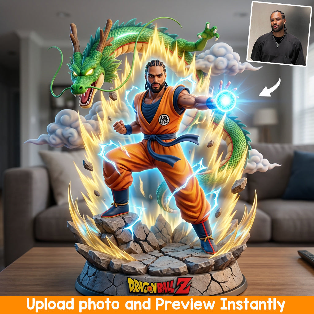 Personalized Dragon Ball Z Acrylic Plaque with Custom Character Gift