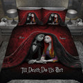 Personalized Nightmare Bedding Set Custom Couple Gift | Till Death Do Us Part Bedding Set GradoCreations