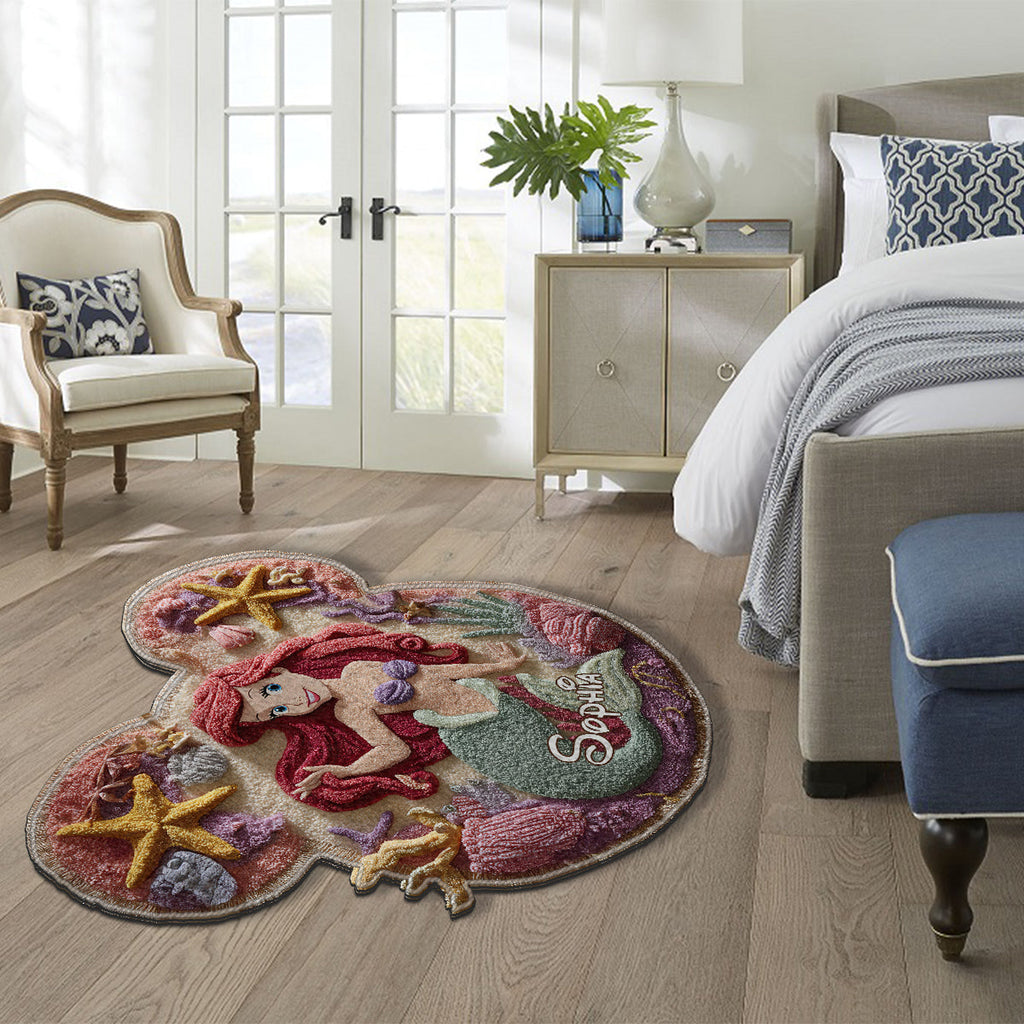 Personalized Magical Princess Non-Slip Tufted Rug for Kids Non-Slip Tufted Rug GradoCreations