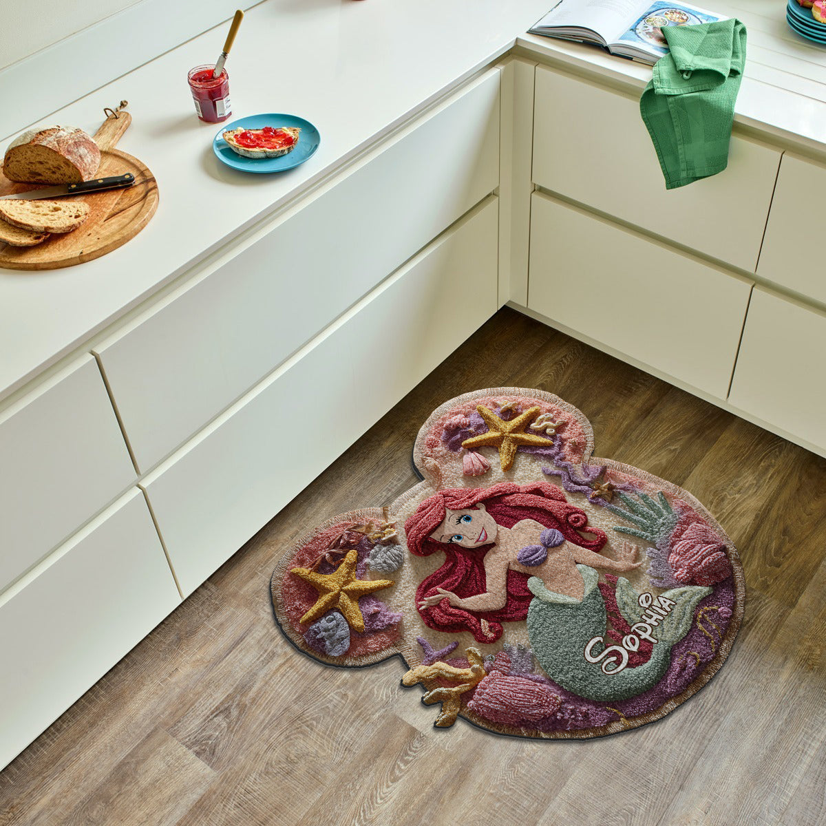 Personalized Magical Princess Non-Slip Tufted Rug for Kids Non-Slip Tufted Rug GradoCreations