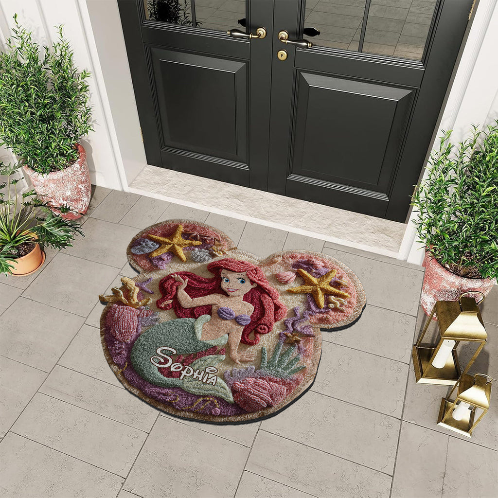 Personalized Magical Princess Non-Slip Tufted Rug for Kids Non-Slip Tufted Rug GradoCreations