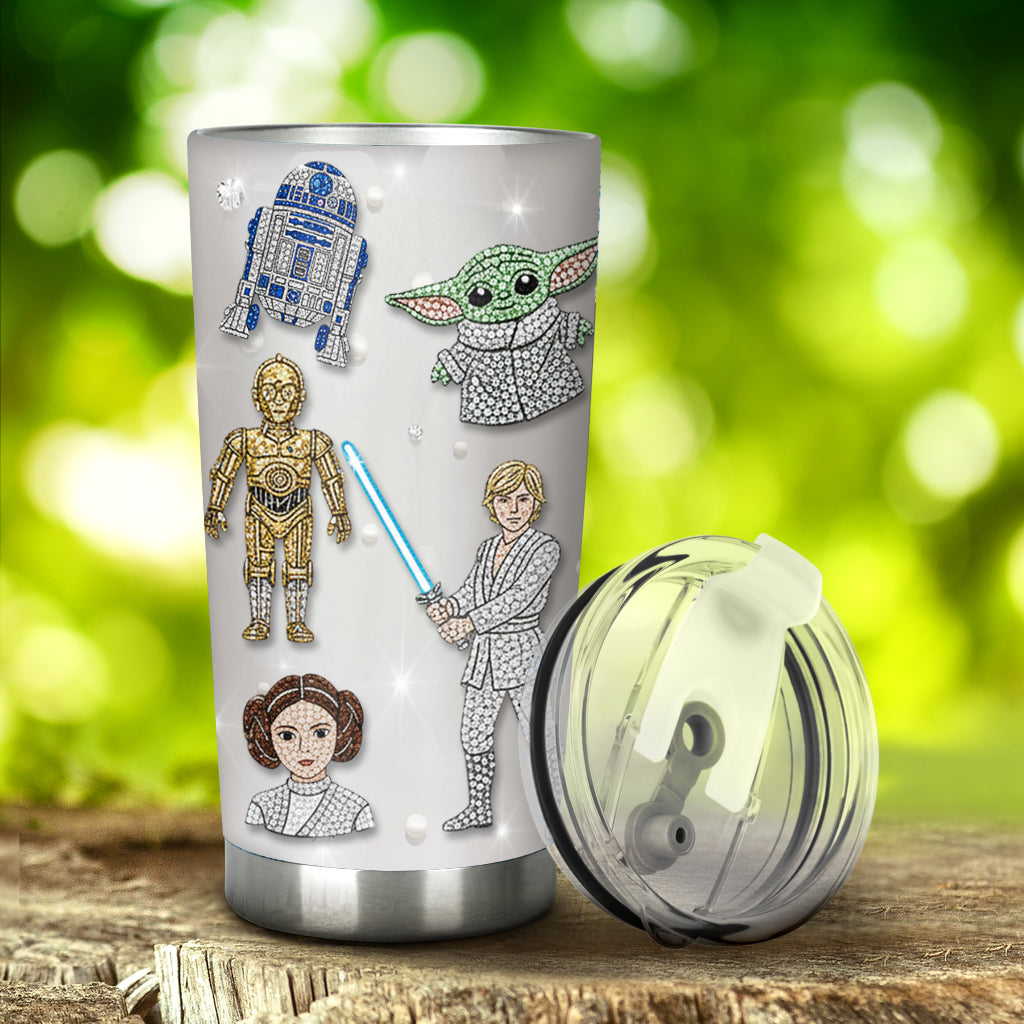 Personalized Star Wars Tumbler Custom Name Drinkware Gift Tumbler GradoCreations