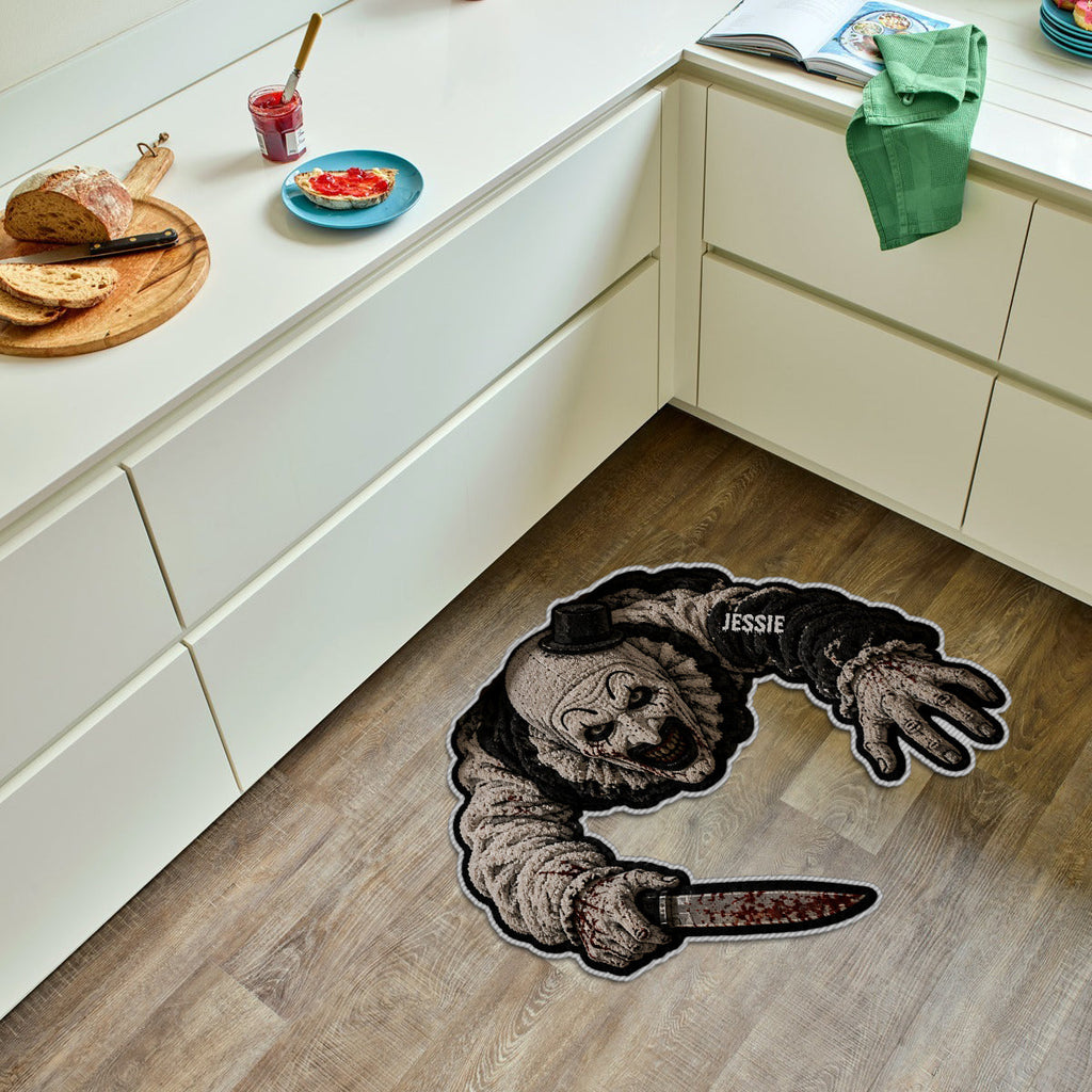 Personalized Horror Character Tufted Rug | Halloween Family Gift Tufted Rug GradoCreations
