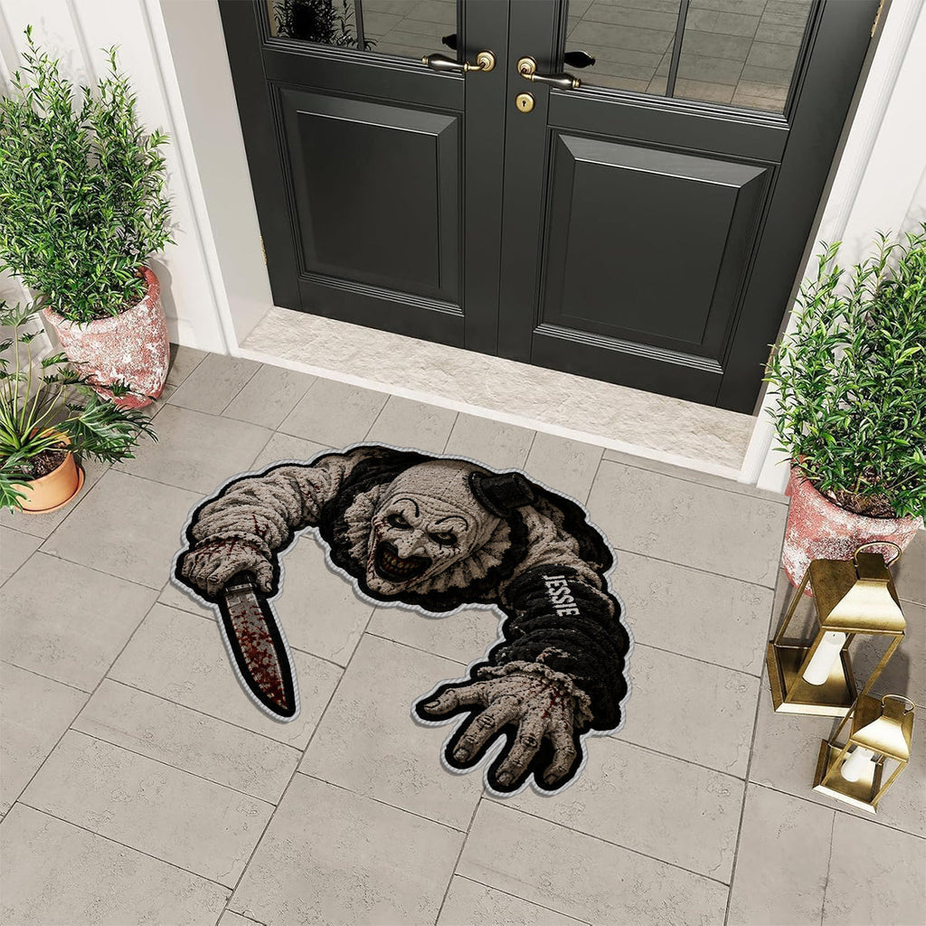 Personalized Horror Character Tufted Rug | Halloween Family Gift Tufted Rug GradoCreations