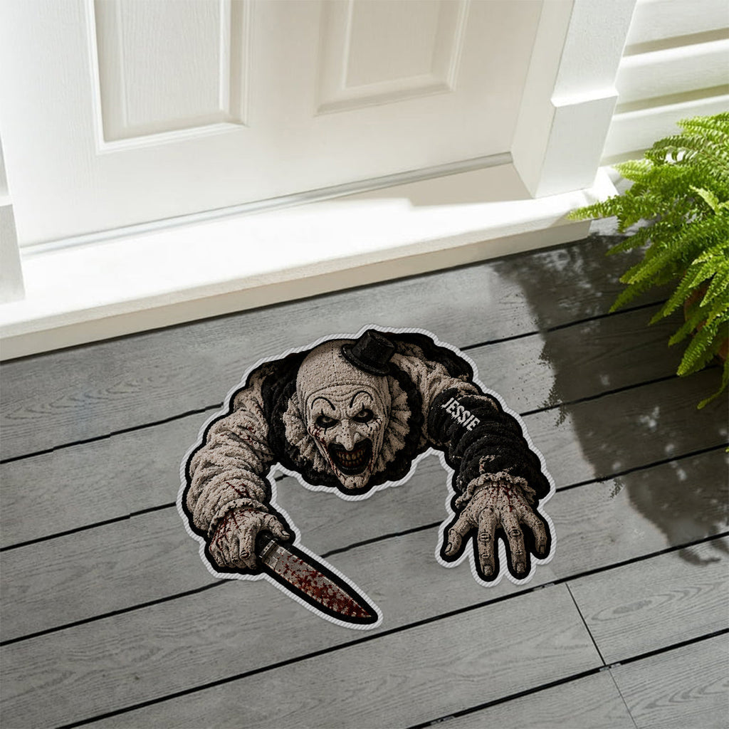 Personalized Horror Character Tufted Rug | Halloween Family Gift Tufted Rug GradoCreations