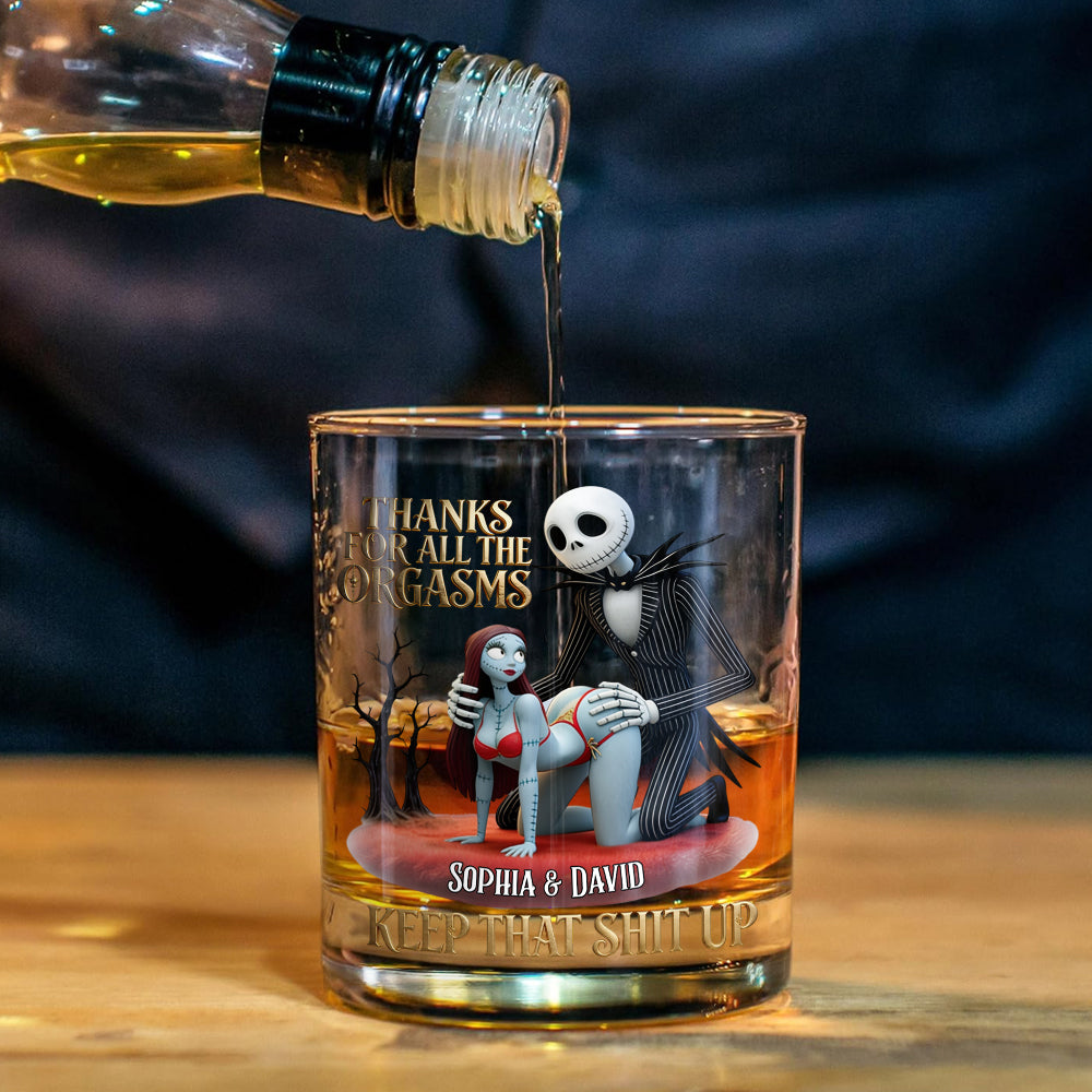 Personalized Nightmare Whiskey Decanter Set Unique Couple Gift Whiskey Decanter Set GradoCreations