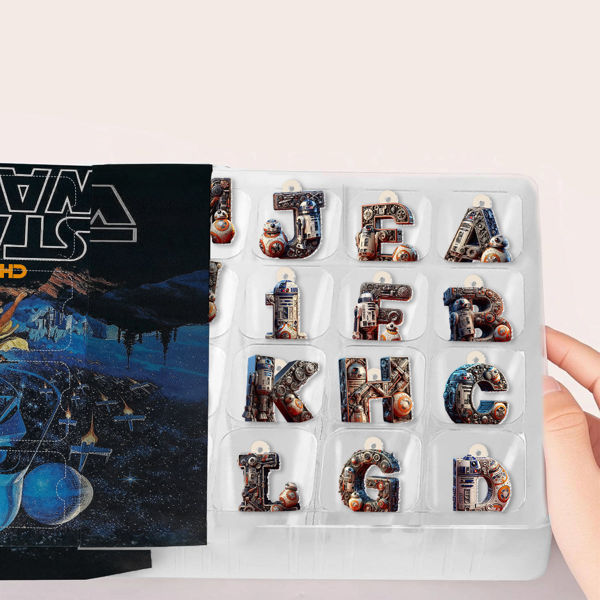 Personalized Star Wars Advent Calendar with Mini Ornaments for Kids Advent Calendar With Ornaments GradoCreations