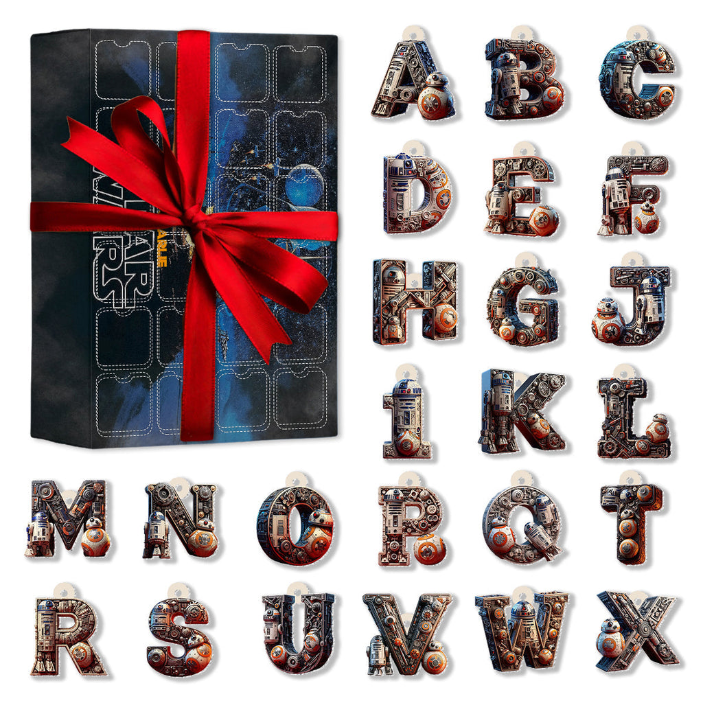 Personalized Star Wars Advent Calendar with Mini Ornaments for Kids Advent Calendar With Ornaments GradoCreations