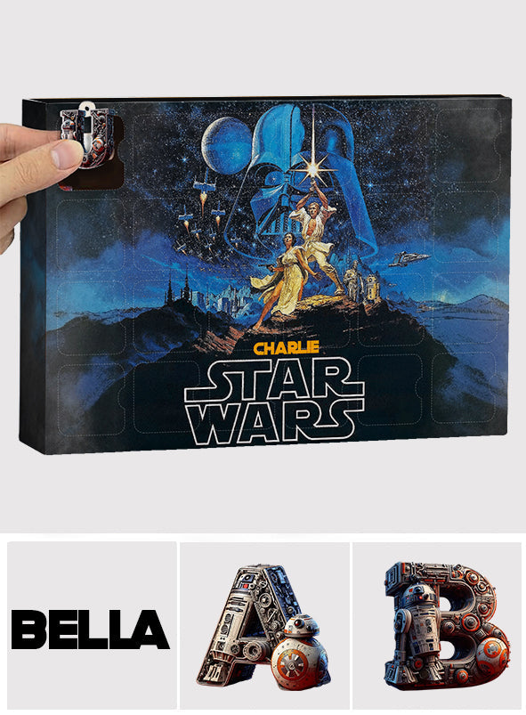 Personalized Star Wars Advent Calendar with Mini Ornaments for Kids Advent Calendar With Ornaments GradoCreations