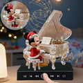 Personalized Music Ornament with Piano Design for Christmas Music Ornament GradoCreations