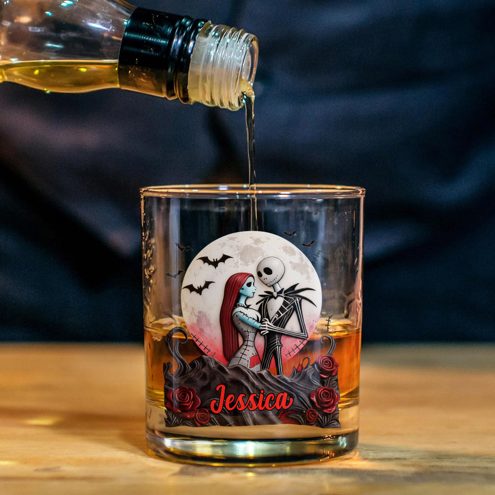 Personalized Whiskey Decanter Set Custom Name Gift for Couples Whiskey Decanter Set GradoCreations