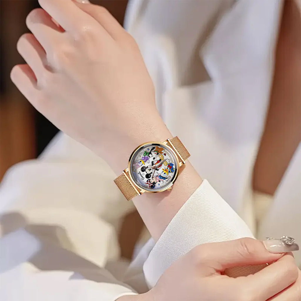 Personalized Women's Hand Watch with Custom Charms Gift for Movie Fans Women Hand Watch GradoCreations
