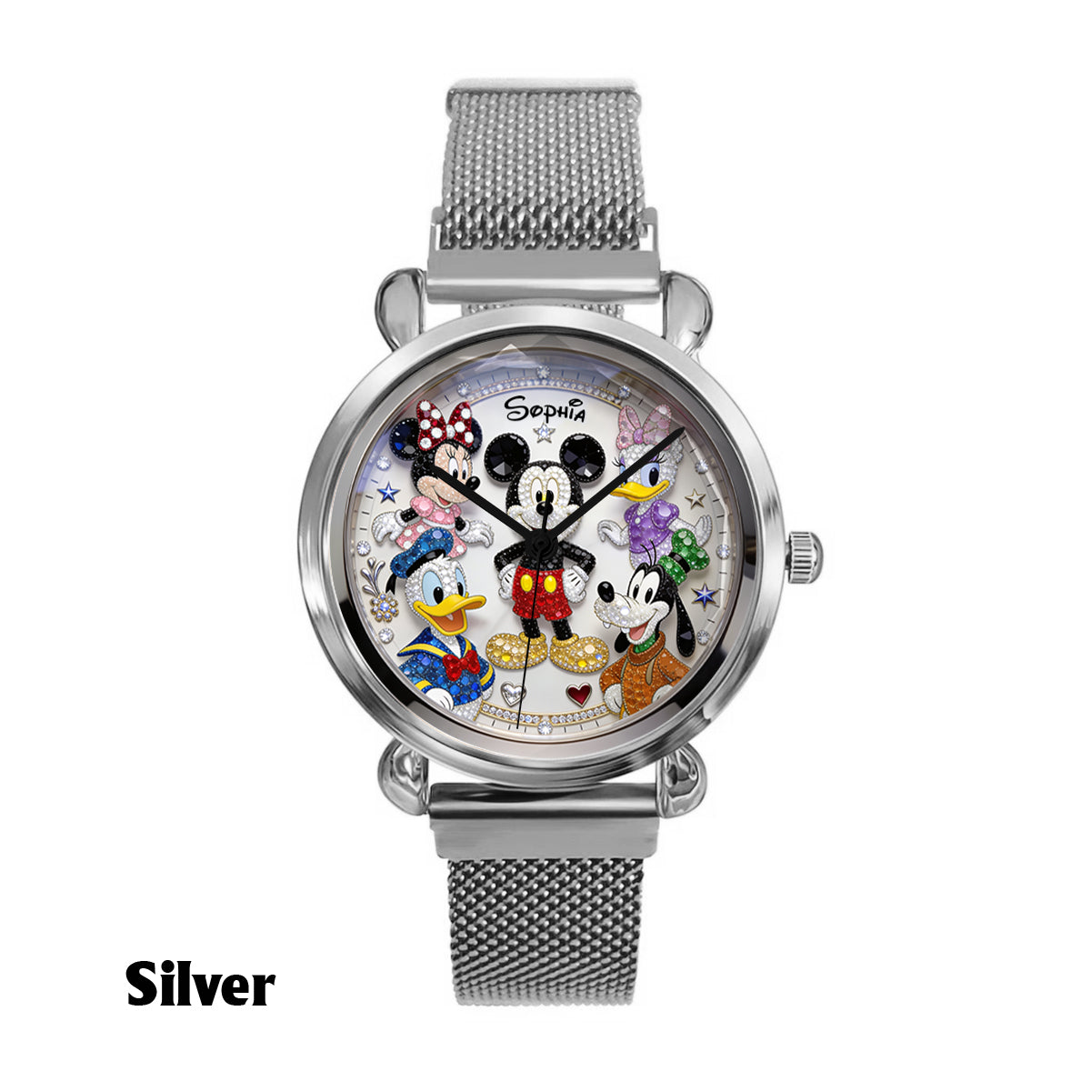 Personalized Women's Hand Watch with Custom Charms Gift for Movie Fans Women Hand Watch GradoCreations