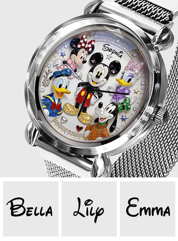 Personalized Women's Hand Watch with Custom Charms Gift for Movie Fans Women Hand Watch GradoCreations