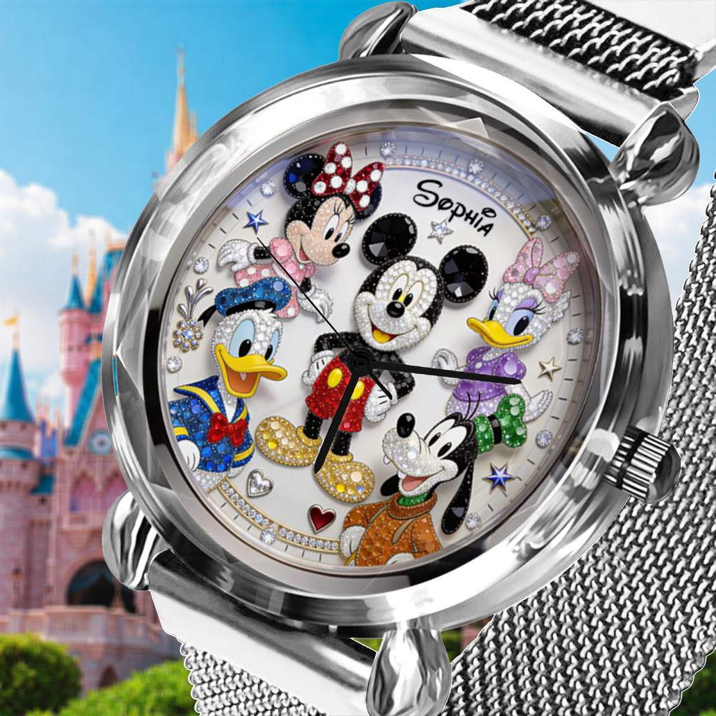 Personalized Women's Hand Watch with Custom Charms Gift for Movie Fans Women Hand Watch GradoCreations