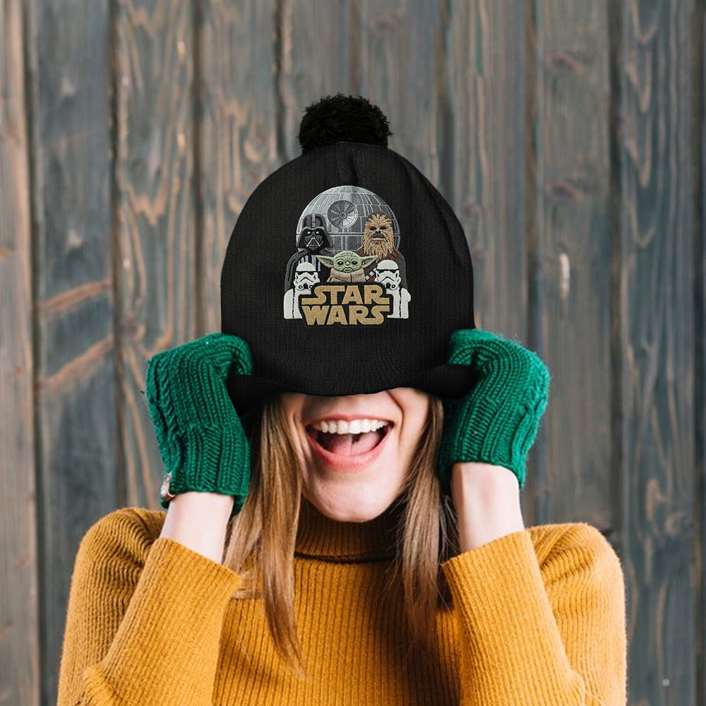 Personalized Star Wars Beanie Hat Custom Name Gift for Kids Beanie Hat GradoCreations