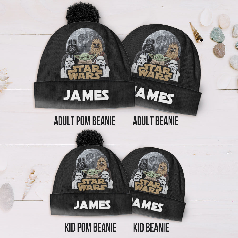 Personalized Star Wars Beanie Hat Custom Name Gift for Kids Beanie Hat GradoCreations