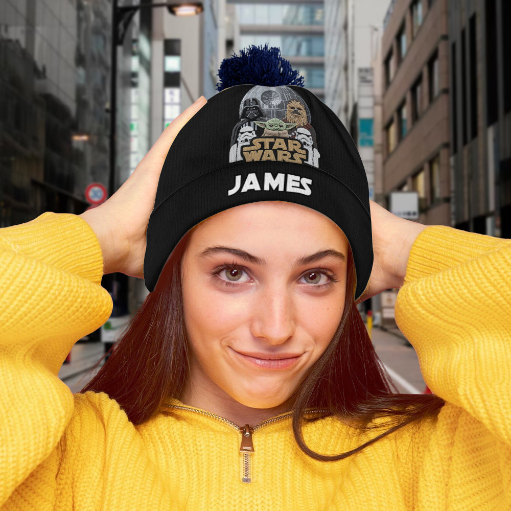 Personalized Star Wars Beanie Hat Custom Name Gift for Kids Beanie Hat GradoCreations