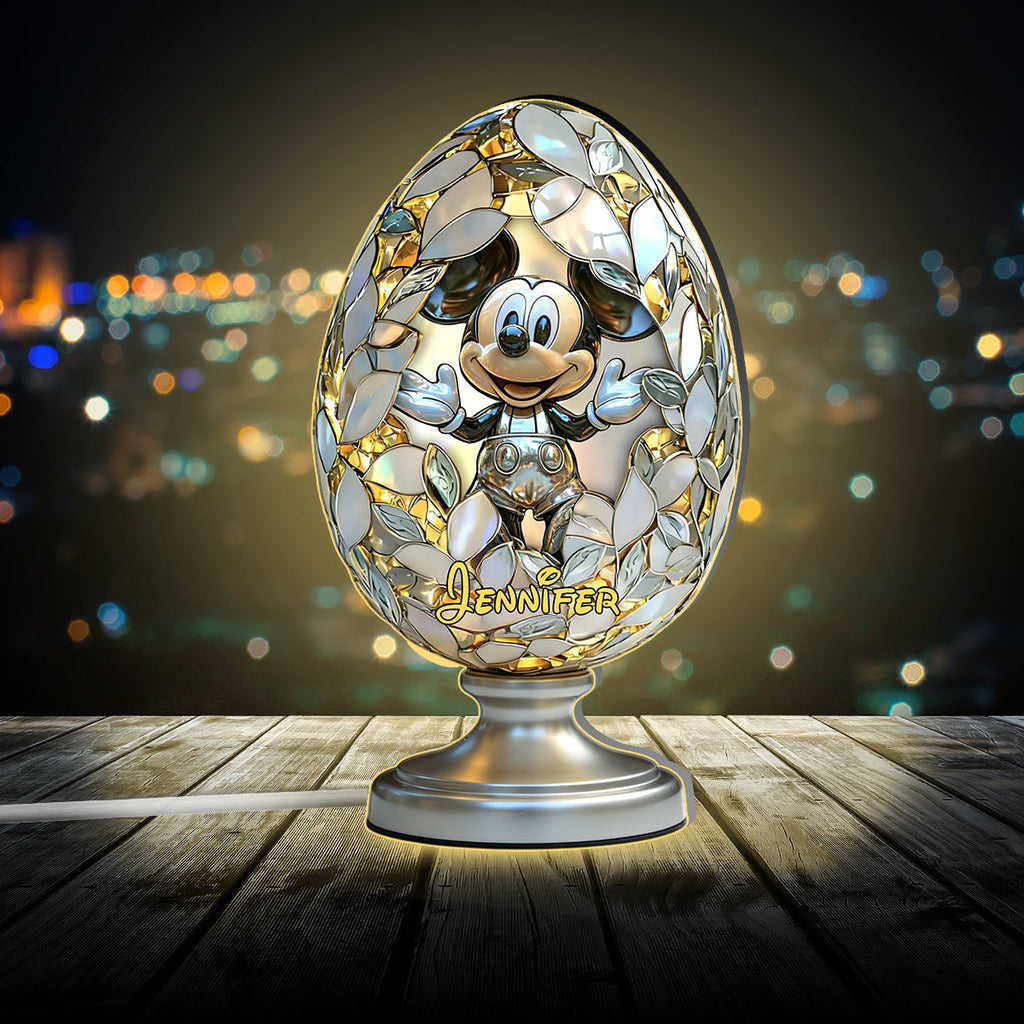 Personalized Acrylic LED Night Light Decor with Disney Design Acrylic LED Night Light GradoCreations