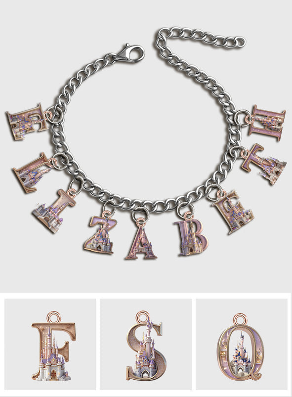 Personalized Charm Bracelet with Acrylic Pendants for Her Bracelet With Charms GradoCreations