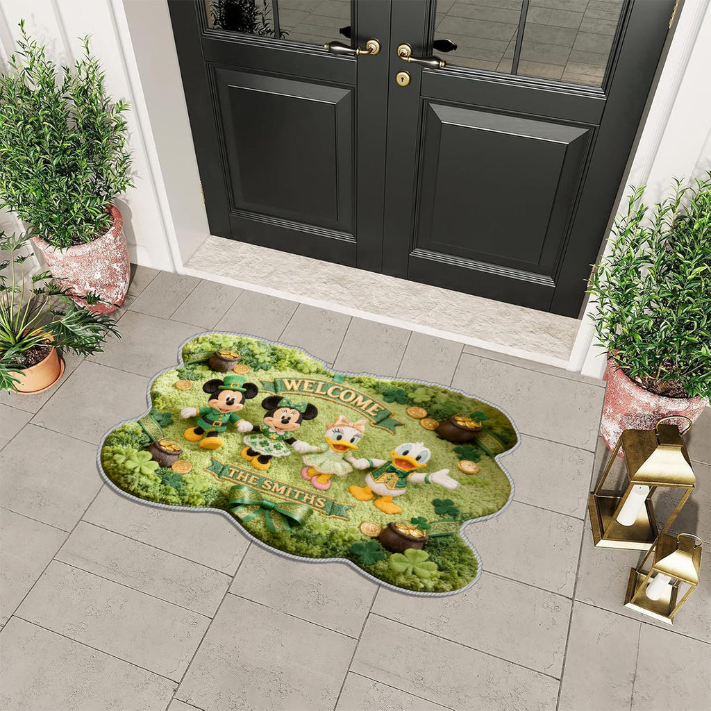 Personalized Non-Slip Tufted Rug with Magical Friends Design for Family Non-Slip Tufted Rug GradoCreations