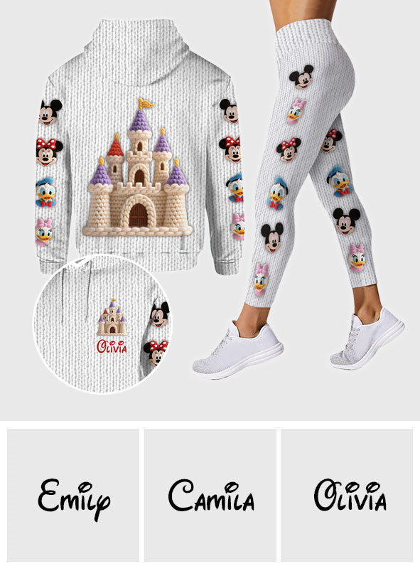 Personalized Mouse Hoodie and Leggings Set Custom Name Gift Hoodie & Leggings GradoCreations