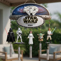 Personalized 50th Anniversary Star Wars Wind Chime with Charm Wind Chime With Charm GradoCreations