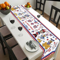 Personalized Colorful Mouse Table Runner Unique Family Gift Table Runner GradoCreations