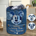 Personalized Mickey Mouse Laundry Basket Custom Name Gift Laundry Basket GradoCreations