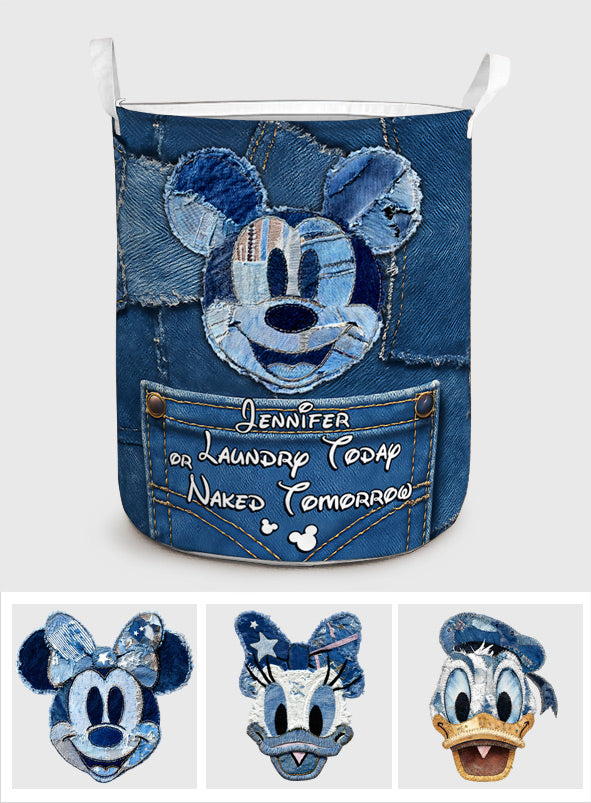 Personalized Mickey Mouse Laundry Basket Custom Name Gift Laundry Basket GradoCreations