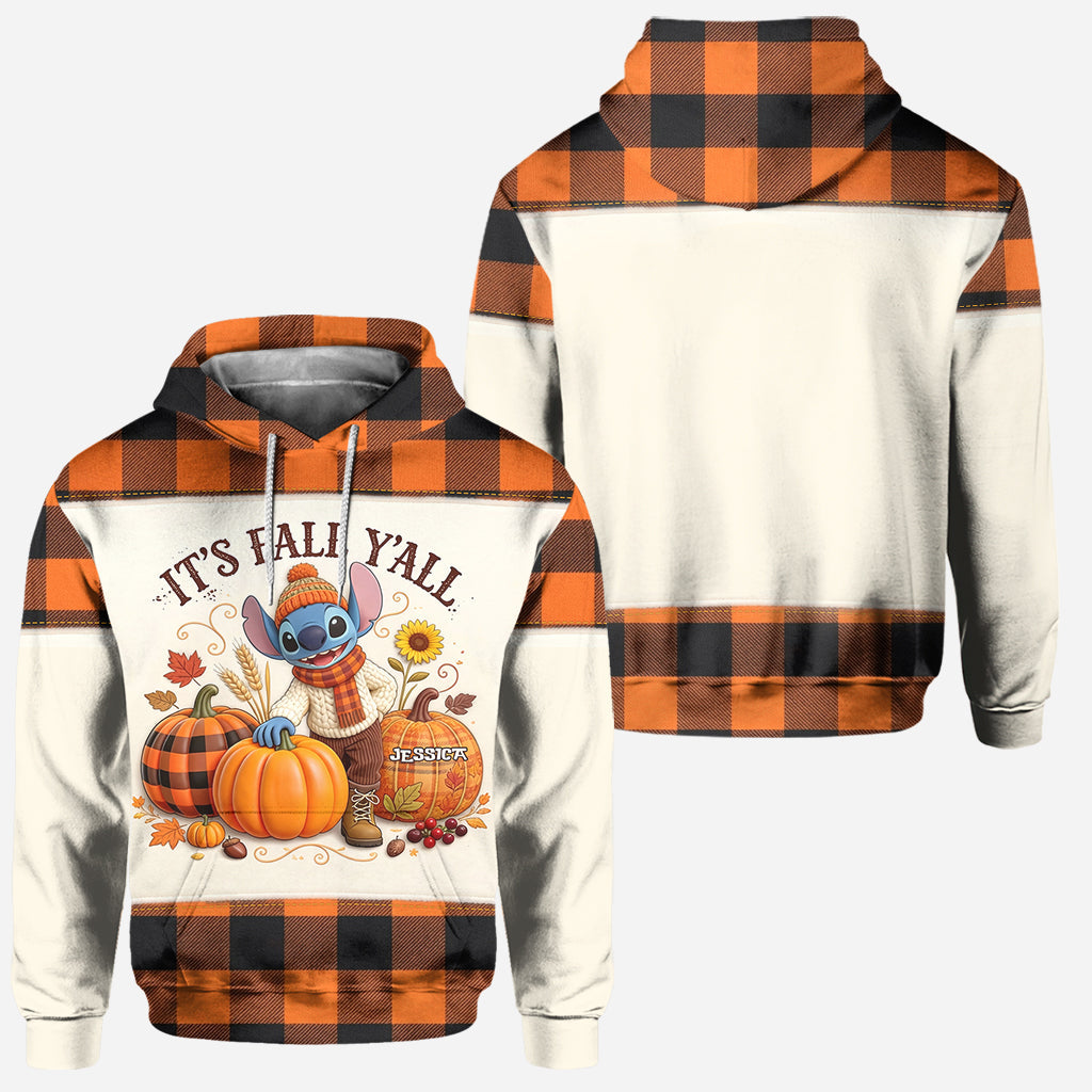 Personalized Fall Hoodie and Leggings Set Custom Name Gift Hoodie & Leggings GradoCreations