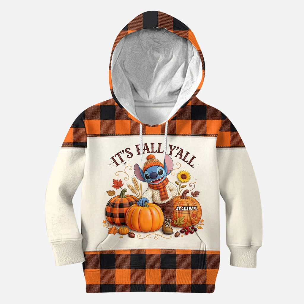 Personalized Fall Hoodie and Leggings Set Custom Name Gift Hoodie & Leggings GradoCreations