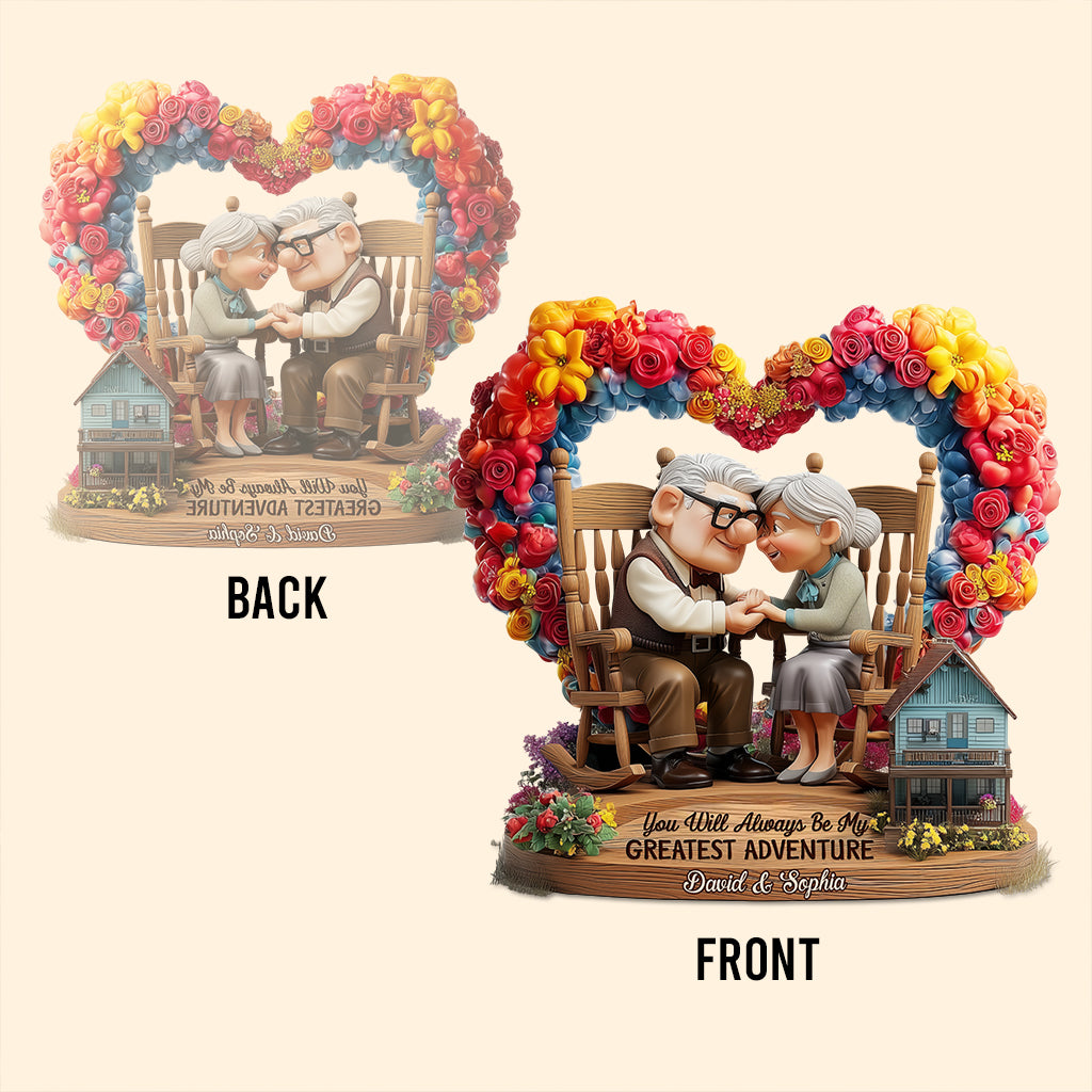 Personalized Acrylic Plaque Custom Adventure Gift for Couple Custom Shaped Acrylic Plaque GradoCreations