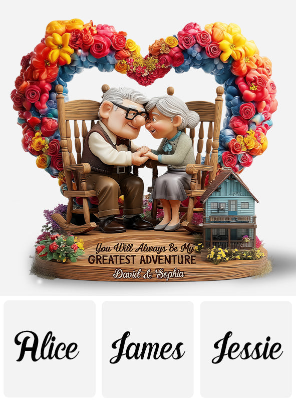 Personalized Acrylic Plaque Custom Adventure Gift for Couple Custom Shaped Acrylic Plaque GradoCreations