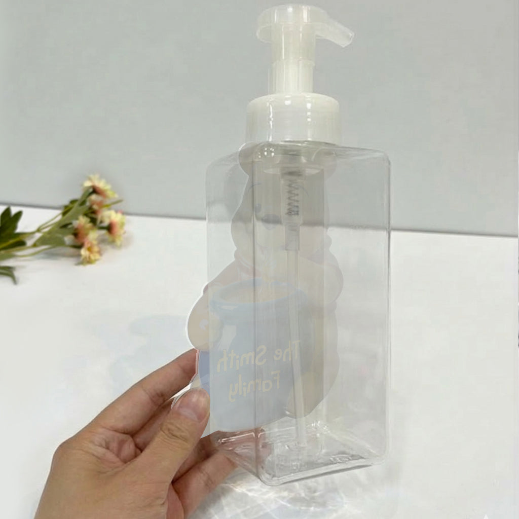 Personalized Honey Bear Soap Dispenser & Toothbrush Holder Gift Set Acrylic Pot & Pump Dispenser GradoCreations