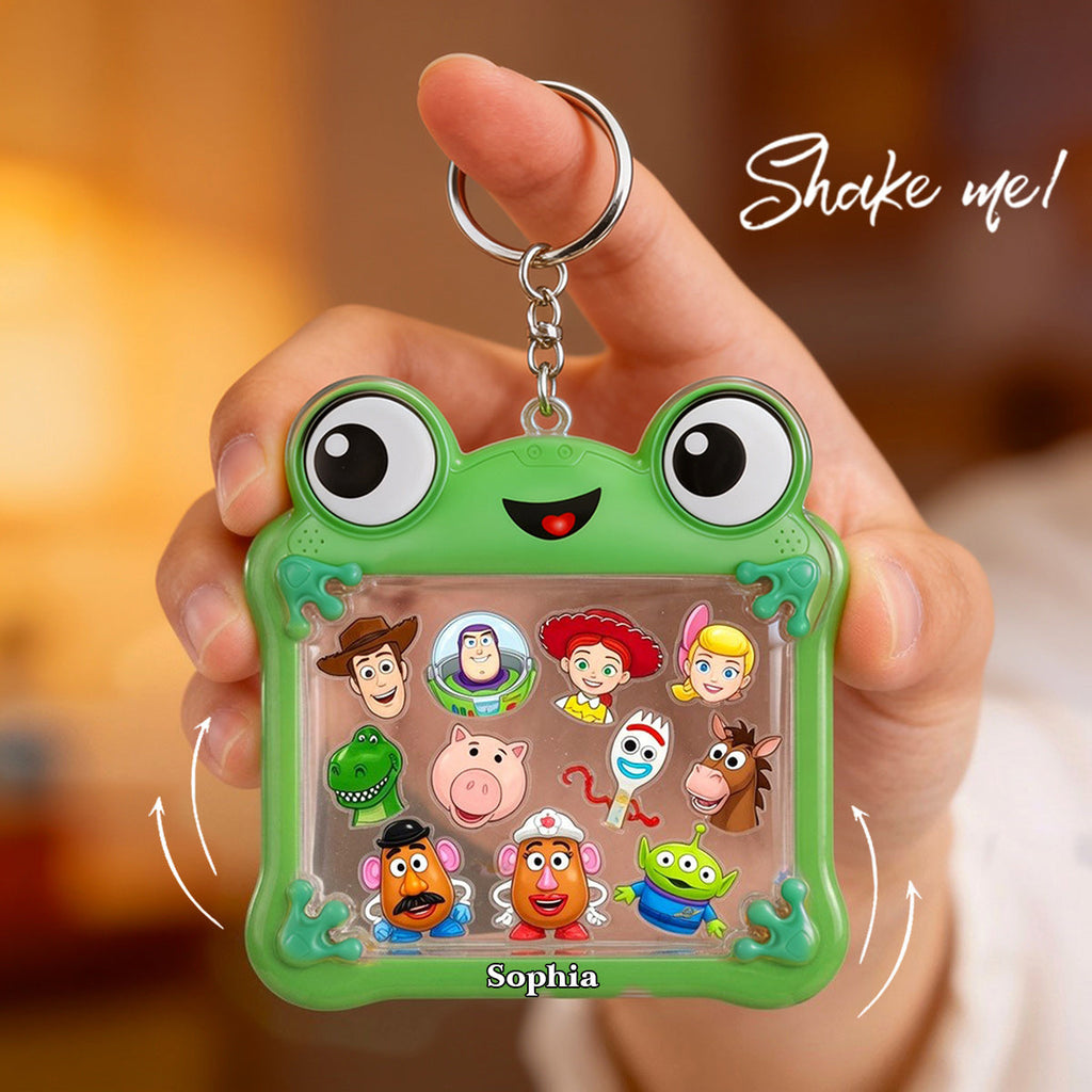 Personalized Kids Shaker Keychain Unique Toy Gift for Children Shaker Keychain GradoCreations