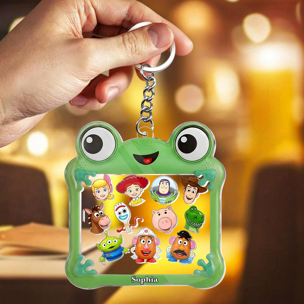Personalized Kids Shaker Keychain Unique Toy Gift for Children Shaker Keychain GradoCreations