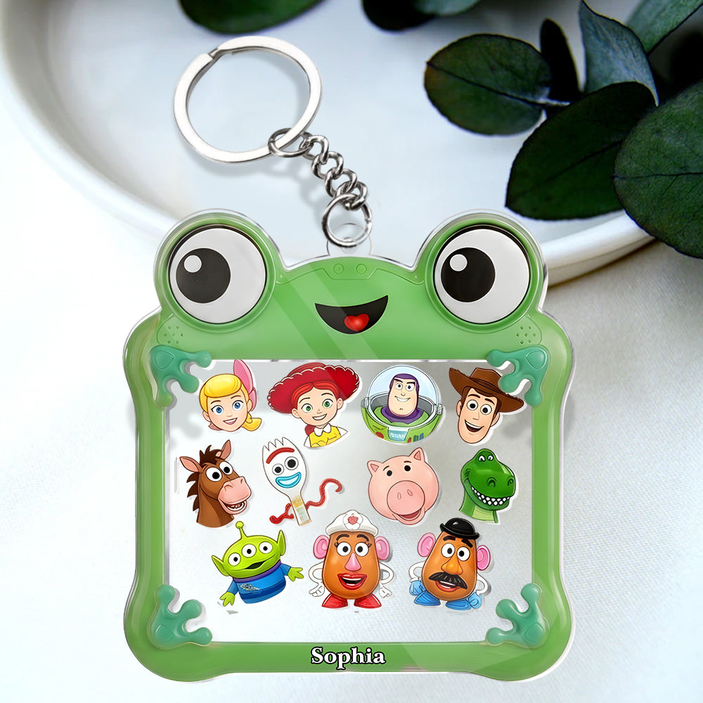 Personalized Kids Shaker Keychain Unique Toy Gift for Children Shaker Keychain GradoCreations