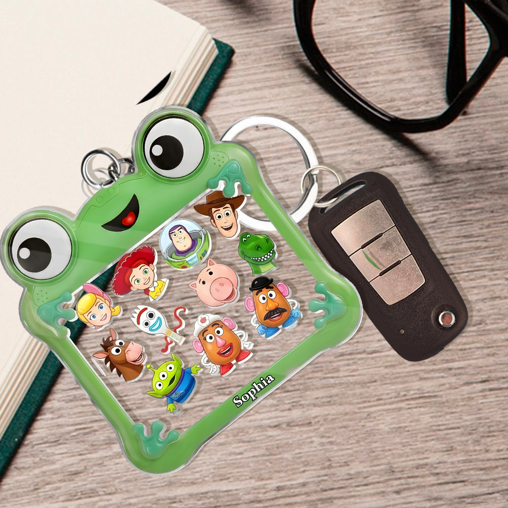 Personalized Kids Shaker Keychain Unique Toy Gift for Children Shaker Keychain GradoCreations