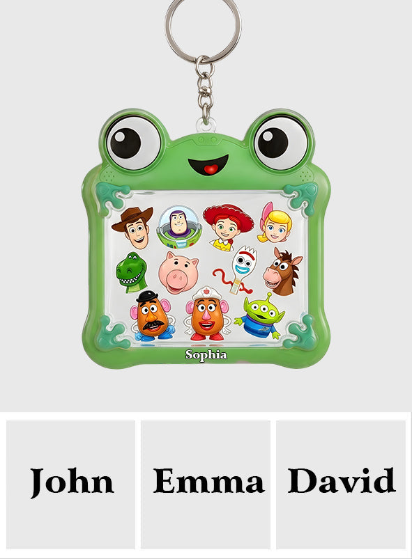 Personalized Kids Shaker Keychain Unique Toy Gift for Children Shaker Keychain GradoCreations