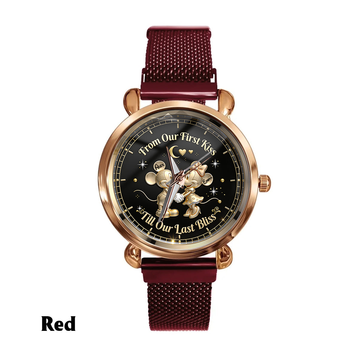 Personalized Women Hand Watch Custom Name Gift for Her Women Hand Watch GradoCreations
