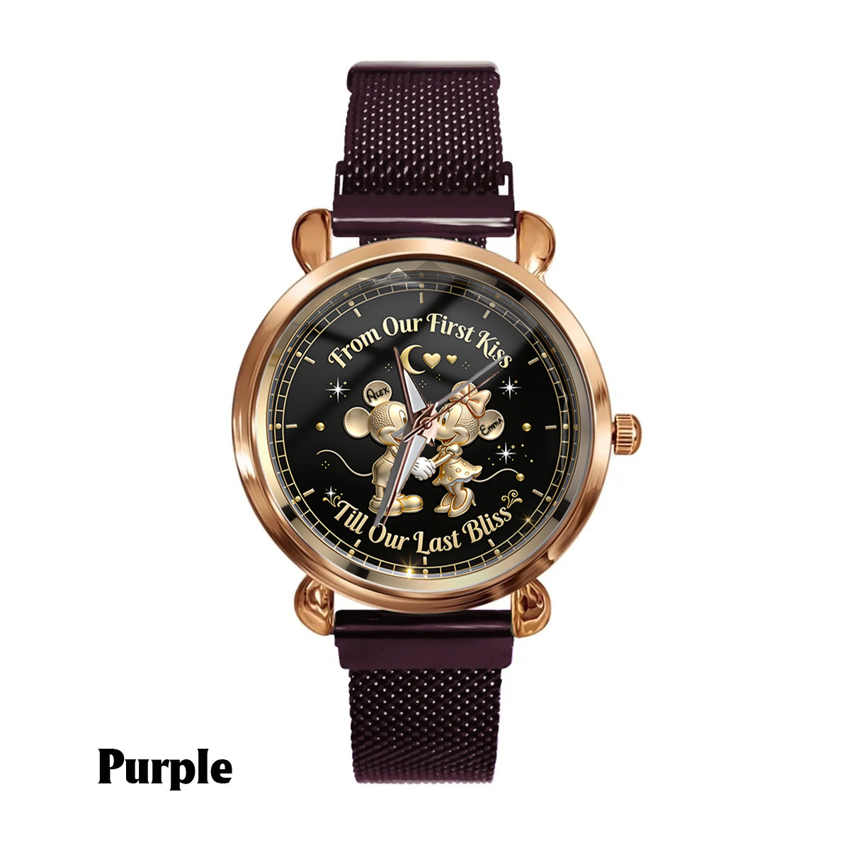 Personalized Women Hand Watch Custom Name Gift for Her Women Hand Watch GradoCreations